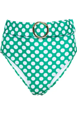 ALEXANDRA MIRO Ursula polka-dot bikini bottoms