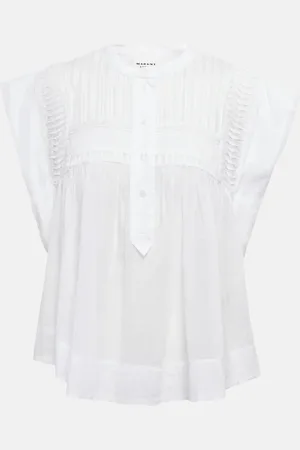 Marant Etoile Leaza cotton blouse
