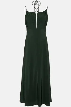 Totême Silk crÃªpe de chine midi dress