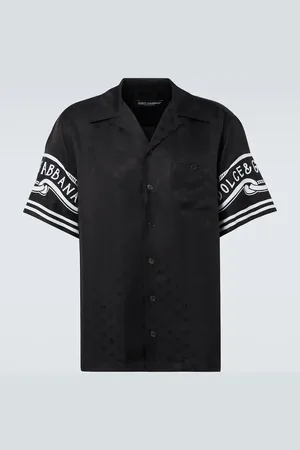 Dolce & Gabbana Printed silk twill shirt