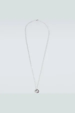 Gucci Interlocking G sterling necklace