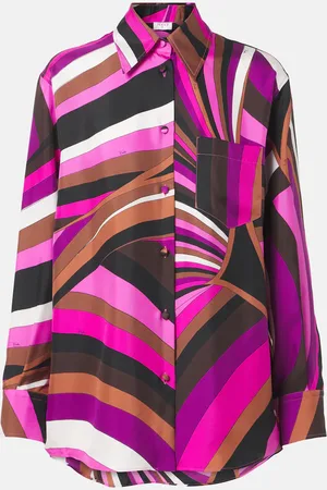 Puccini Iride silk twill shirt