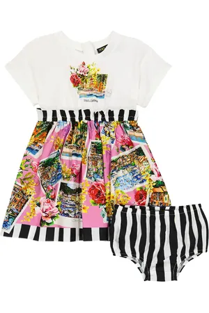 Dolce & Gabbana Baby Portofino dress and bloomers set