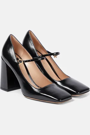 Gianvito Rossi Freeda leather Mary Jane pumps