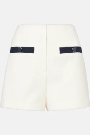 VERONICA BEARD Gershwin cotton-blend shorts