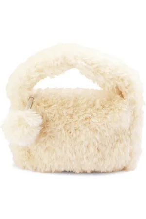 Il gufo Faux fur shoulder bag