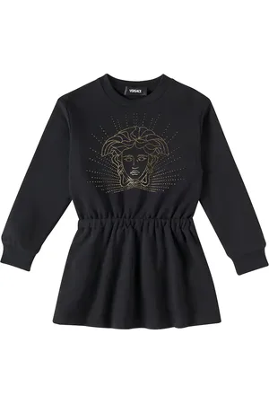VERSACE Medusa cotton sweater dress