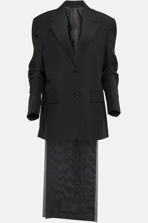 Prada Bow-detail mohair blazer