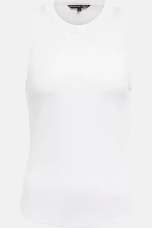 VERONICA BEARD Jordyn cotton jersey tank top