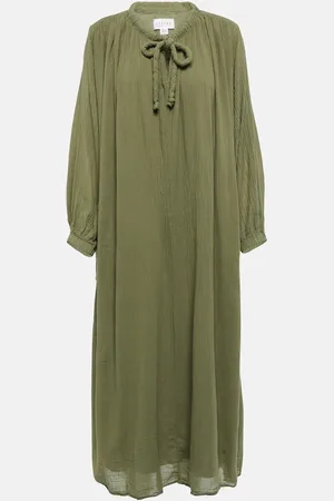 Velvet Frankie cotton voile midi dress
