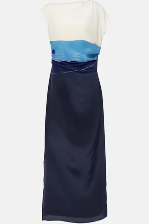SIR Mariner printed silk maxi dress