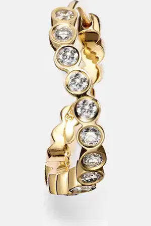 SOPHIE BILLE BRAHE Courant 18kt single earring with diamonds