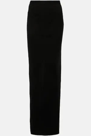 Rick Owens Silk maxi skirt