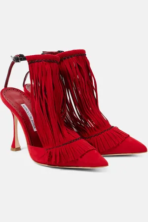 Manolo Blahnik Fiki 105 suede pumps