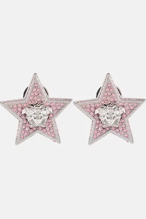 VERSACE Medusa embellished earrings