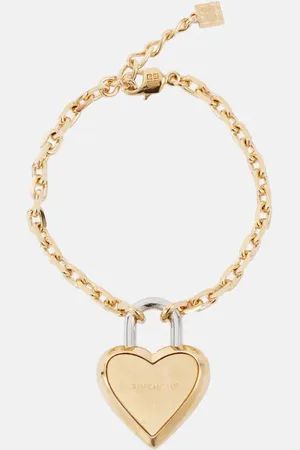 Givenchy Heart Lock chain bracelet