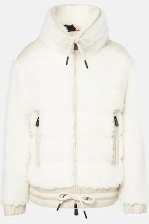 Moncler Faux shearling down jacket