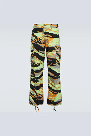 ERL Printed cotton cargo pants