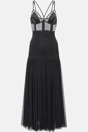 Dolce & Gabbana Panelled bustier midi dress