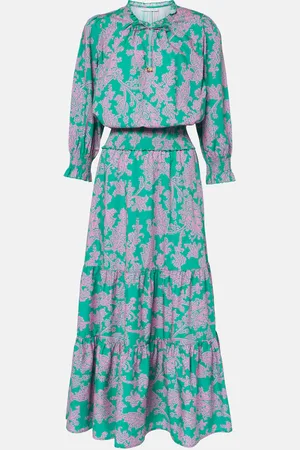 Heidi Klein Santa Rosa paisley cotton-blend maxi dress