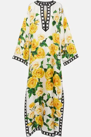 Dolce & Gabbana Floral silk kaftan
