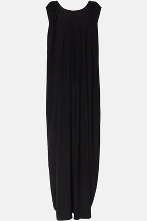Fforme Pleated silk maxi dress