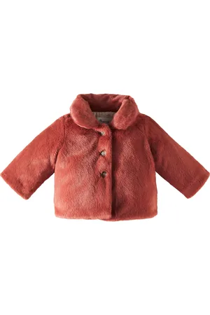 BONPOINT Baby Douceur faux fur coat
