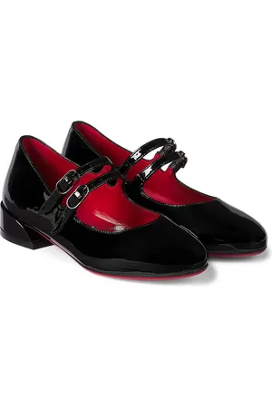 Christian Louboutin Jane Fille patent leather ballet flats
