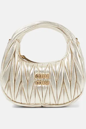 Miu Miu Wander Mini matelassÃ© leather shoulder bag