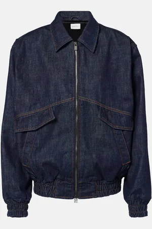 MAGDA BUTRYM Oversized denim bomber jacket