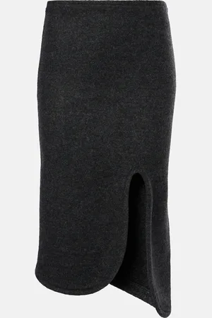 Victoria Beckham Padded high-rise wool pencil skirt