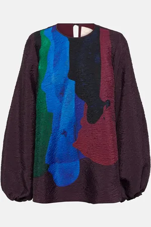 Roksanda Printed silk blouse