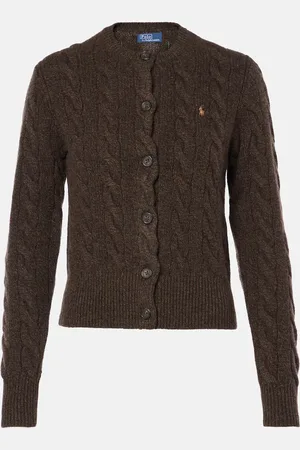 Ralph Lauren Cable-knit wool and cashmere cardigan