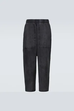 Balenciaga Cropped cotton sweatpants