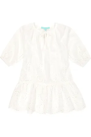 Melissa Odabash Baby Ashley embroidered cotton minidress