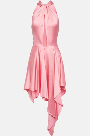 Stella McCartney Cutout asymmetric halterneck dress