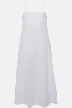 Velvet Stephie linen midi dress