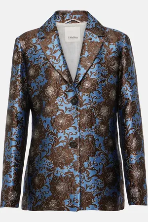 Max Mara Kate floral jacquard blazer