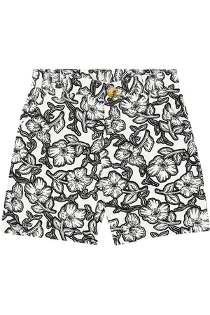 BONPOINT Baby Clovis floral cotton shorts