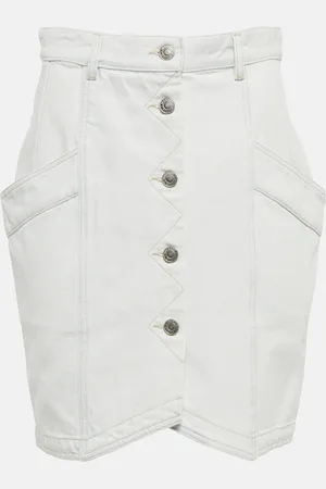 Marant Etoile Sabel high-rise denim miniskirt
