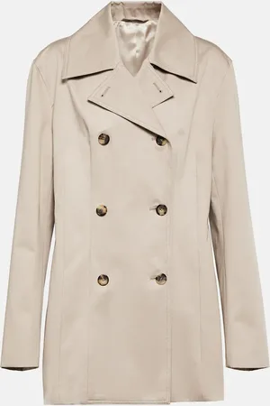 Totême Double-breasted cotton jacket