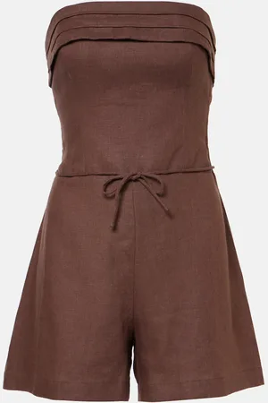 FAITHFULL THE BRAND Fleuri linen jumpsuit