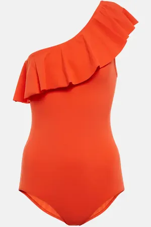 Isabel Marant Sicilya one-shoulder swimsuit