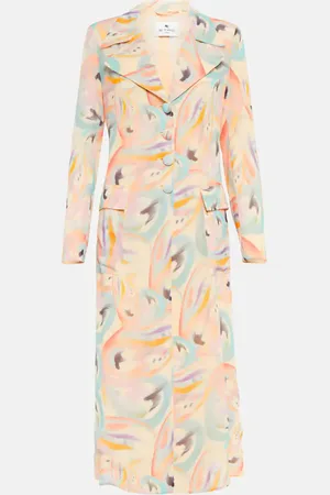 Etro Printed silk coat