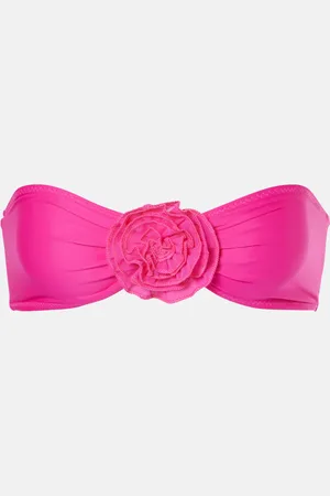 SAME Rose bandeau bikini top