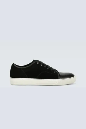 Lanvin DBB1 suede and leather sneakers