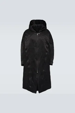 Rick Owens Jumbo Peter cotton and silk coat
