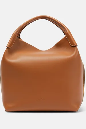 Loro Piana Bale leather shoulder bag