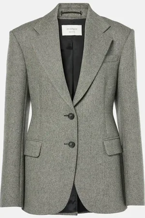 Sportmax Gel wool-blend tweed blazer