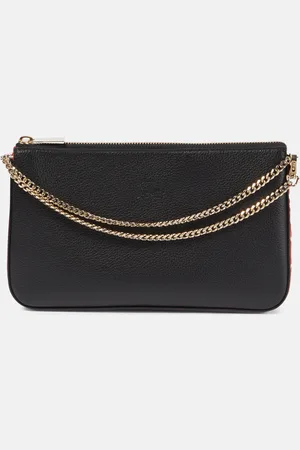 Christian Louboutin Loubila leather clutch